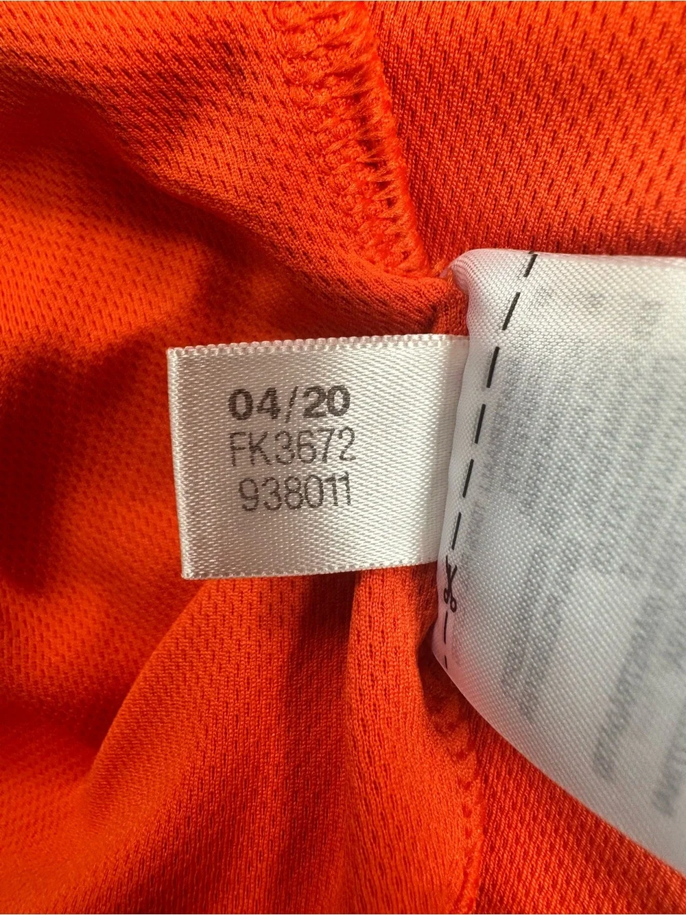 ADIDAS Men's Orange Polo Golf Shirt  Performance Short Sleeve XL